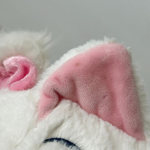 Disney Store Marie The Cat Aristocats Plush Stuffed Animal Toy White w/ Pink Bow - Picture 8 of 15